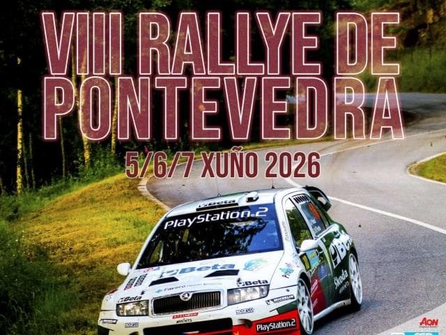 Cartel oficial VIII Rallye de Pontevedra