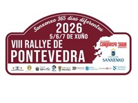 Placa oficial VIII Rallye de Pontevedra