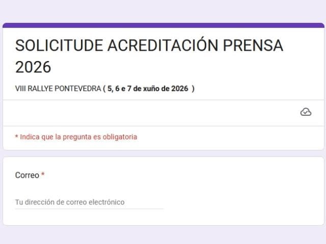 Solicitud de Acreditación Prensa